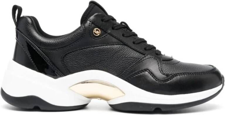 Michael Kors Zwarte Orion Trainer Sneakers Black Dames