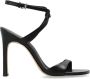 Michael Kors Zwarte Platte Sandaal Black Dames - Thumbnail 1