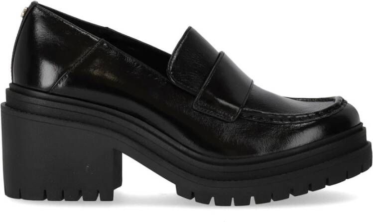 Michael Kors Loafers ROCCO SCHWARZER LOAFER MIT ABSATZ in zwart
