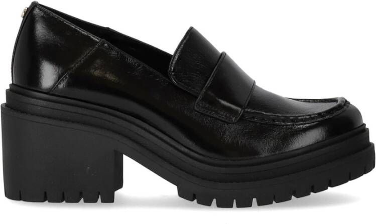 Michael Kors Zwarte Rocco loafer met hak Zwart Dames