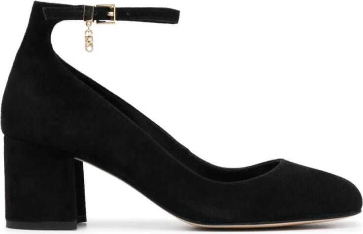 Michael Kors Vintage-geïnspireerde Perla pumps met blokhak Black Dames