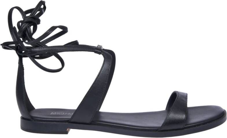 Michael Kors Zwarte Sandalen Black Dames