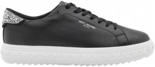 Michael Kors Zwarte Sneakers met Kristalversiering Black Dames