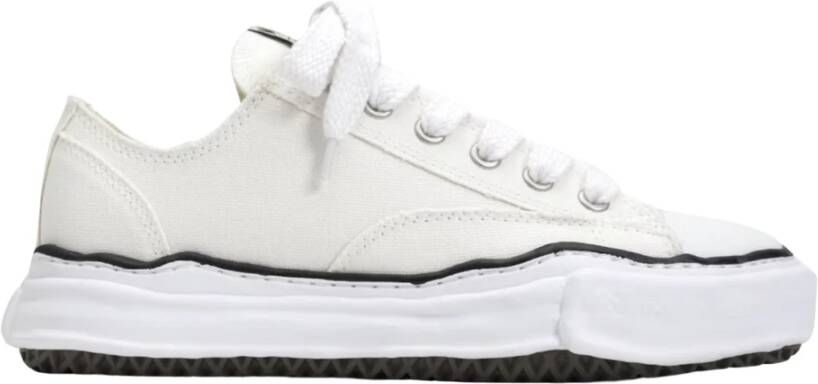 Mihara Yasuhiro Beperkte Oplage Canvas Lage Witte Sneaker White Heren