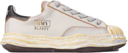 Mihara Yasuhiro Blakey Leren Sneakers White Heren