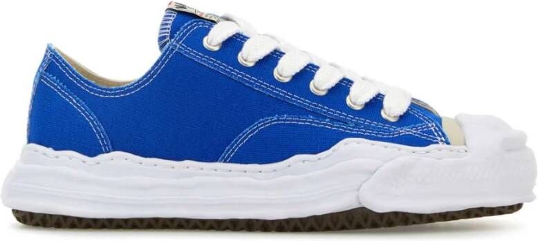 Mihara Yasuhiro Blauwe Canvas Sneakers Blue Heren