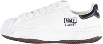 Mihara Yasuhiro Canvas Blakey Sneakers Stijlvol en Duurzaam White Heren