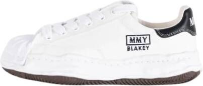 Mihara Yasuhiro Canvas Blakey Sneakers Stijlvol en White Heren