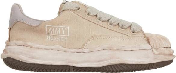 Mihara Yasuhiro Lage Canvas Dye Sneaker Beige Heren