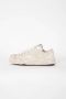 Mihara Yasuhiro Leren Sneakers met Rubberen Zool White Heren - Thumbnail 1