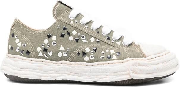 MIHARA YASUHIRO Peterson23 OG Sole Embellished Canvas Low-Top Sneaker