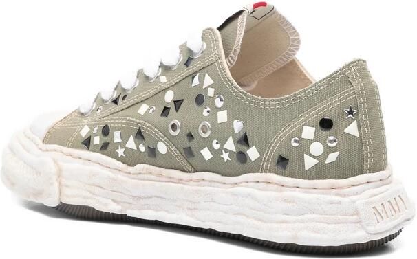 MIHARA YASUHIRO Peterson23 OG Sole Embellished Canvas Low-Top Sneaker - Foto 3
