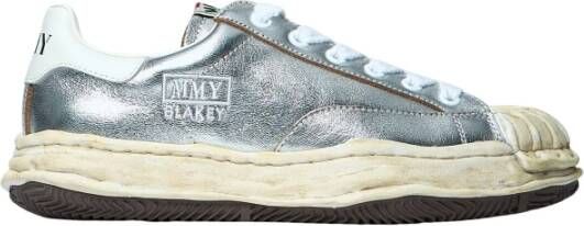 Mihara Yasuhiro Verweerde Leren Lage Sneakers