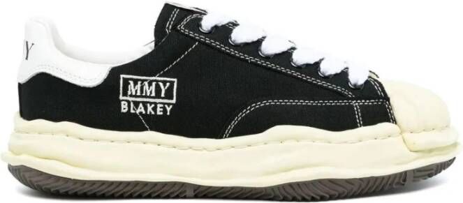 Mihara Yasuhiro Vintage Leren Lage Sneakers
