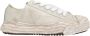 Mihara Yasuhiro Leren Sneakers met Rubberen Zool White Heren - Thumbnail 4