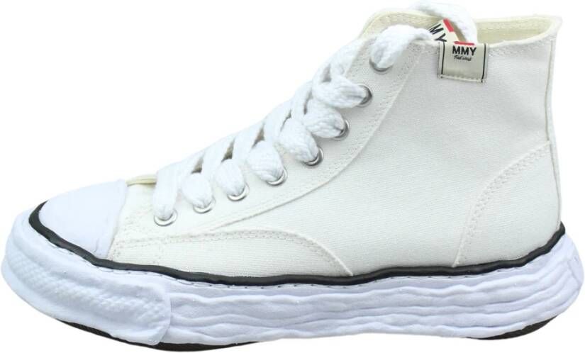 Mihara Yasuhiro Witte Canvas High-Top Sneakers Peterson 23 White Dames