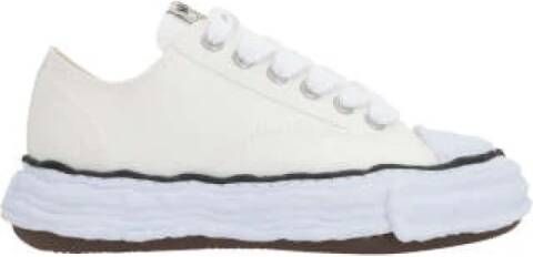 Mihara Yasuhiro Witte Canvas Low-Top Sneakers White Dames
