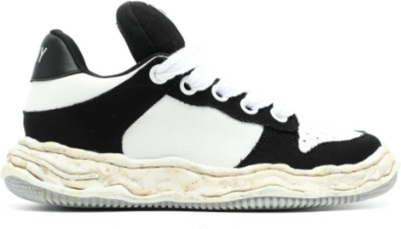 Mihara Yasuhiro Zwarte Canvas Lage Sneakers