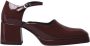 Miista Burgundy Court Platte Schoenen - Thumbnail 1