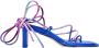 Miista Alberta sandalen in blauw leer Blauw Dames - Thumbnail 1