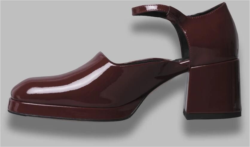 Miista Burgundy Court Platte Schoenen - Foto 2
