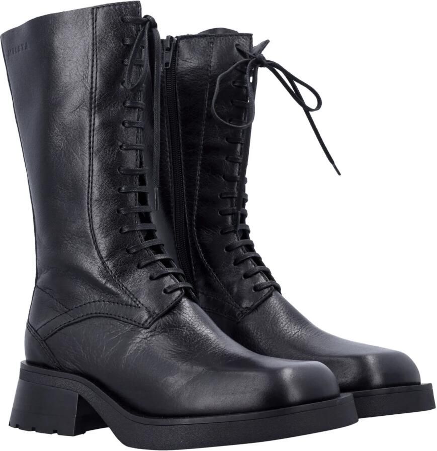 Miista Zwarte Militaire Veterschoenen