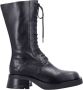 Miista Zwarte Militaire Veterschoenen - Thumbnail 1