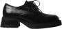 Miista Zwarte platte schoenen Althea Brogues - Thumbnail 1