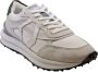 Mikakus Barcelona Beige Logo Witte Rubberen Zool Sneakers - Thumbnail 1