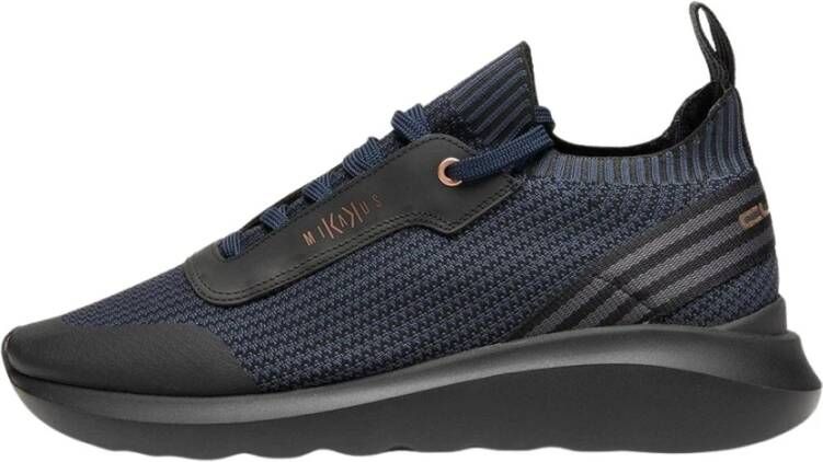 Mikakus Barcelona Italiaans Design Slip-On Sneakers met EVA-zool Black Unisex