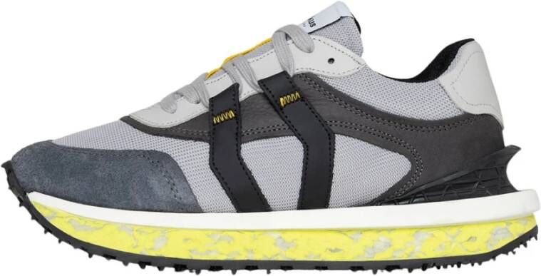 Mikakus Barcelona 018 Zinc Monochrome Sneakers Gray Heren - Foto 5