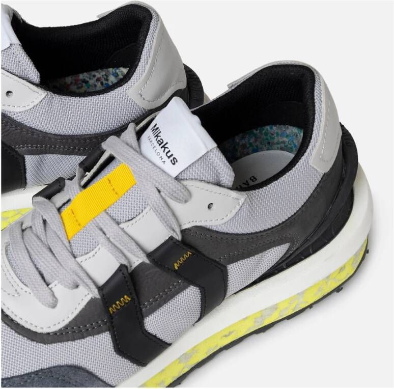 Mikakus Barcelona 018 Zinc Monochrome Sneakers Gray Heren - Foto 1