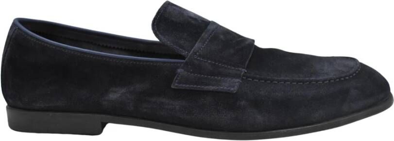 Mille885 Blauwe Loafers voor Mannen Blue Heren