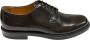 Mille885 Leren veterschoenen met rubberen zool Brown Heren - Thumbnail 1
