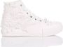 Mimanera Parel Versierde Witte Platform Sneakers White Dames - Thumbnail 1