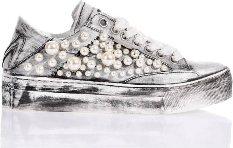 Mi era Platform Sneakers met Parelaccenten