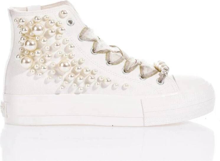 Mi era Platform Sneakers met Parelmoer