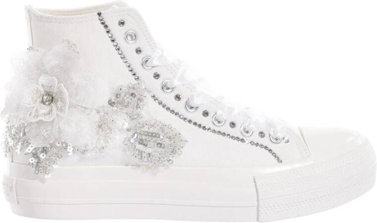 Mi era Platform Sneakers met Swarovski-kristallen