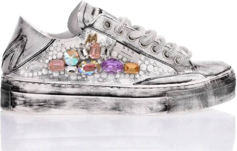 Mi era Witte Platform Glitz Sneakers