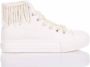 Mi era Witte Platform Sneakers met Parelfranjes - Thumbnail 1