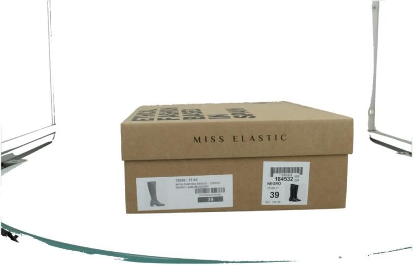 MISS ELASTIC BOTA CHANEL BRILLITE Zwart - Foto 8