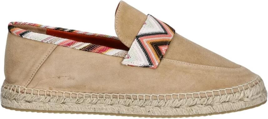 Missoni Viscose Blend Espadrilles With Zigzag Pattern in beige