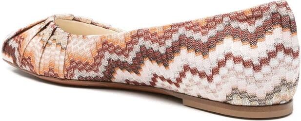 Missoni Bruine Ballet Flats Schoenen - Foto 4
