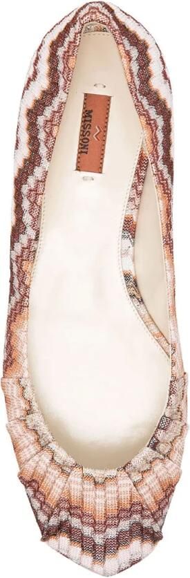 Missoni Bruine Ballet Flats Schoenen - Foto 3