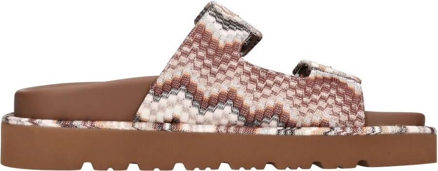 Missoni Sandalen Multicolor Lamé Sandals With Double Buckle Design in bruin - Foto 5