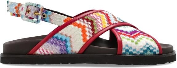 Missoni Zigzag Strap Sandalen