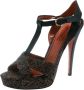 Missoni Pre-owned Fabric sandals Gray Dames - Thumbnail 1