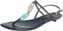 Missoni Pre-owned Leather sandals Blue Dames - Thumbnail 1