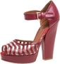 Missoni Pre-owned Leather sandals Red Dames - Thumbnail 1