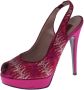 Missoni Pre-owned Satin sandals Pink Dames - Thumbnail 1